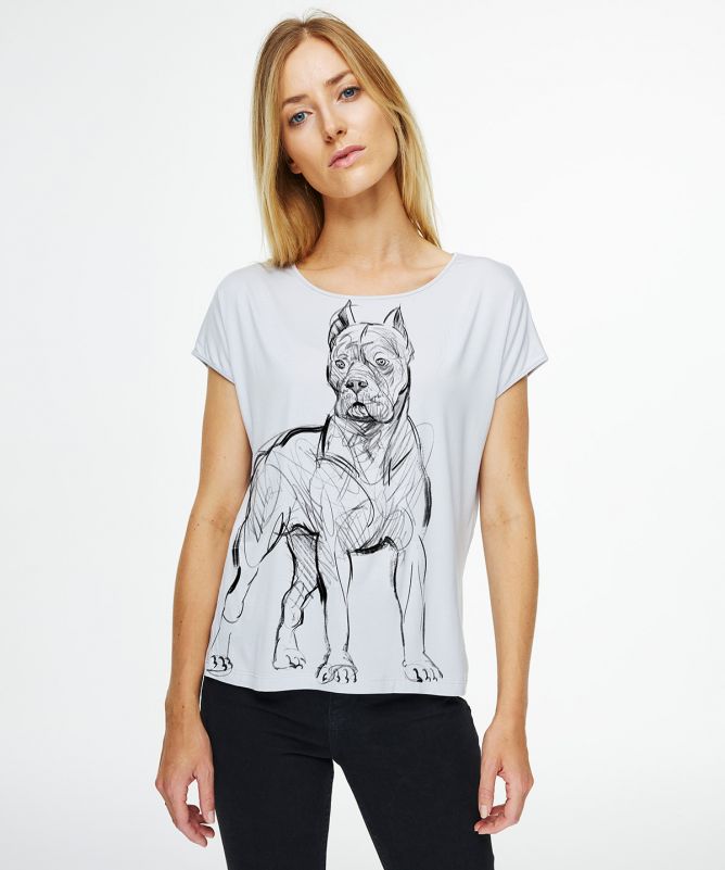 Cane corso hoar t-shirt woman