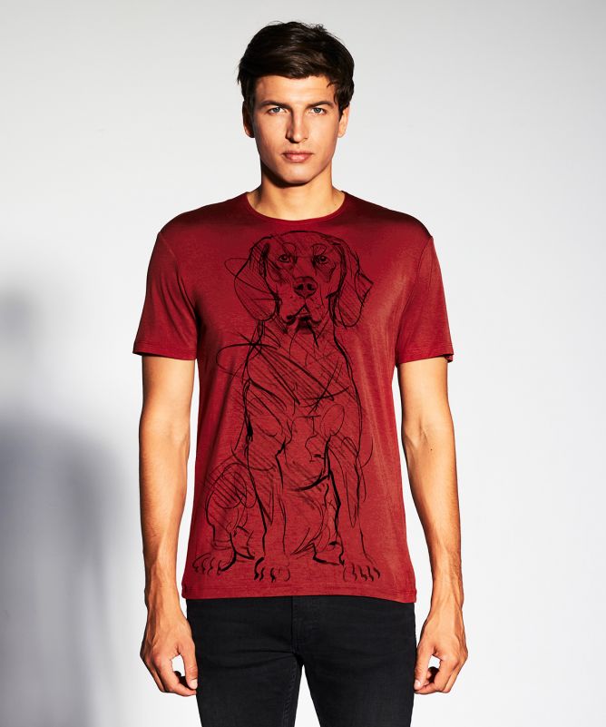 Gonczy polski marsala t-shirt MAN