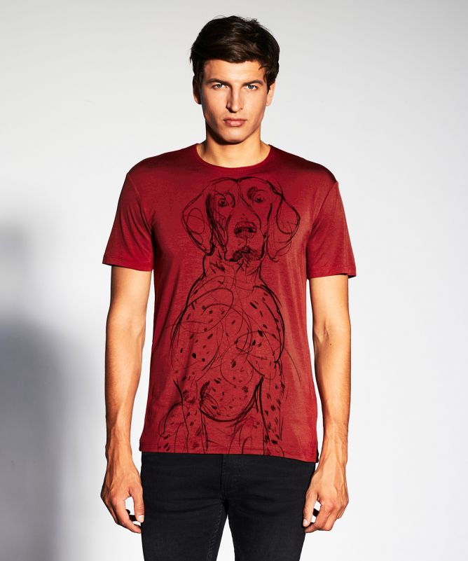 Pointer marsala t-shirt MAN