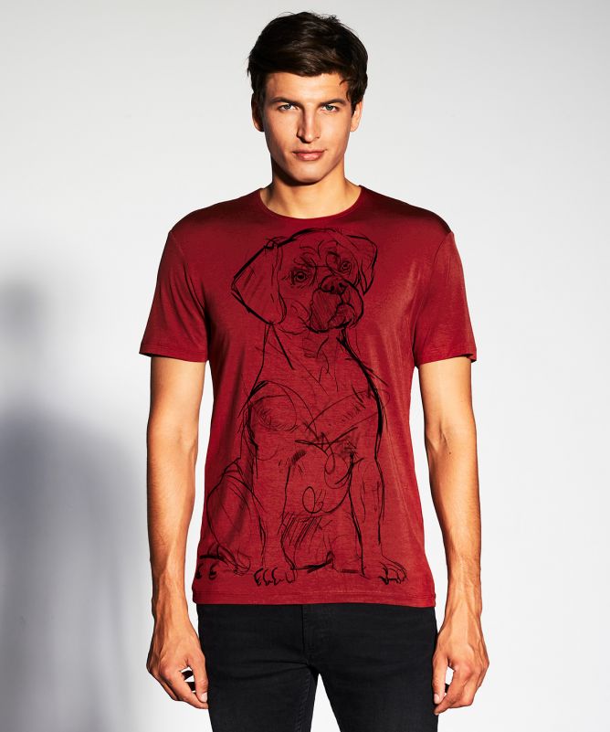 Puggle marsala t-shirt MAN