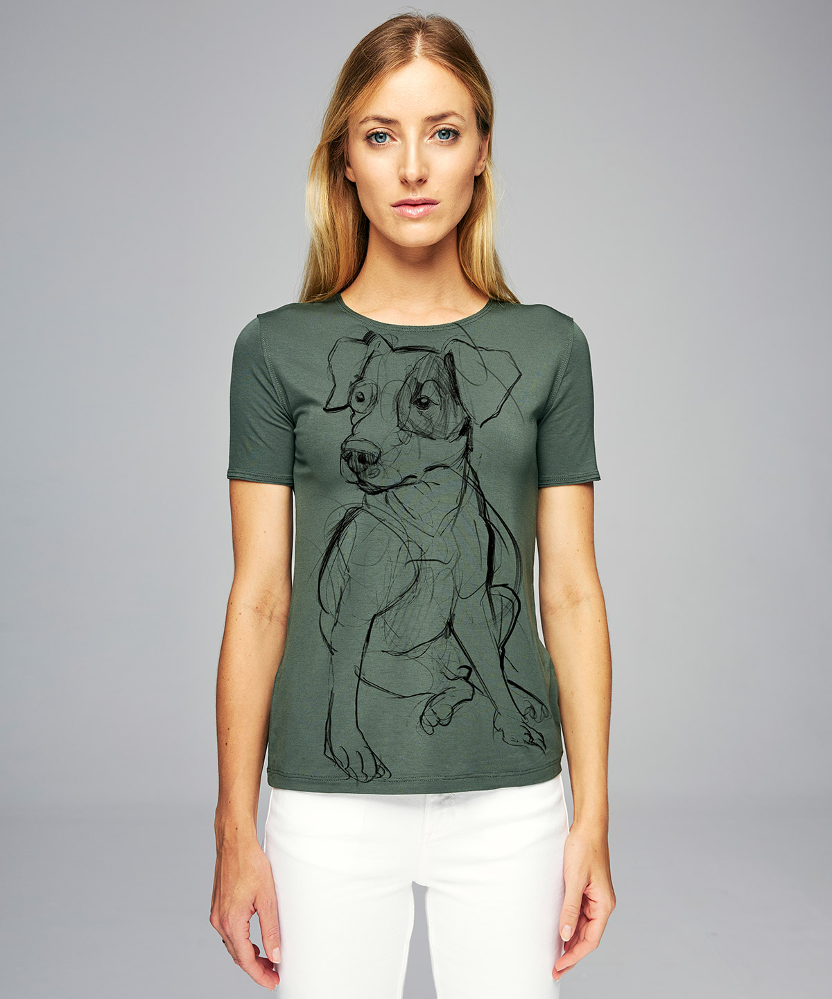 Parson khaki t-shirt woman