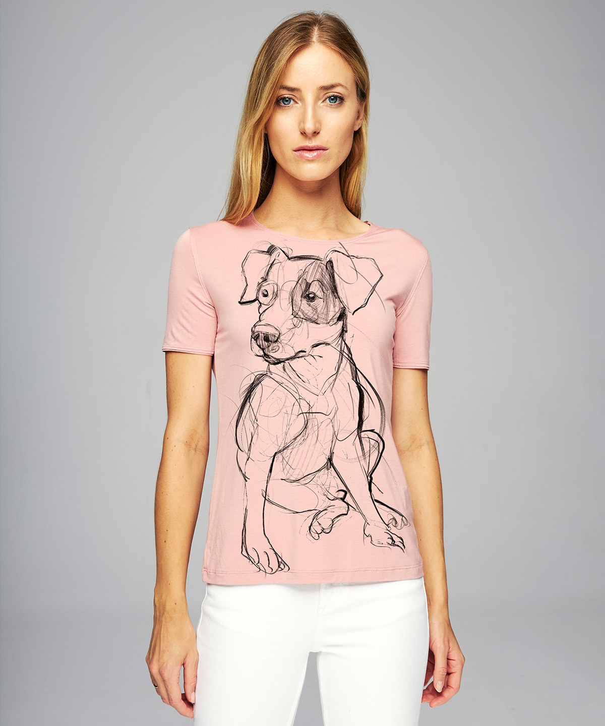 Parson light pink t-shirt woman