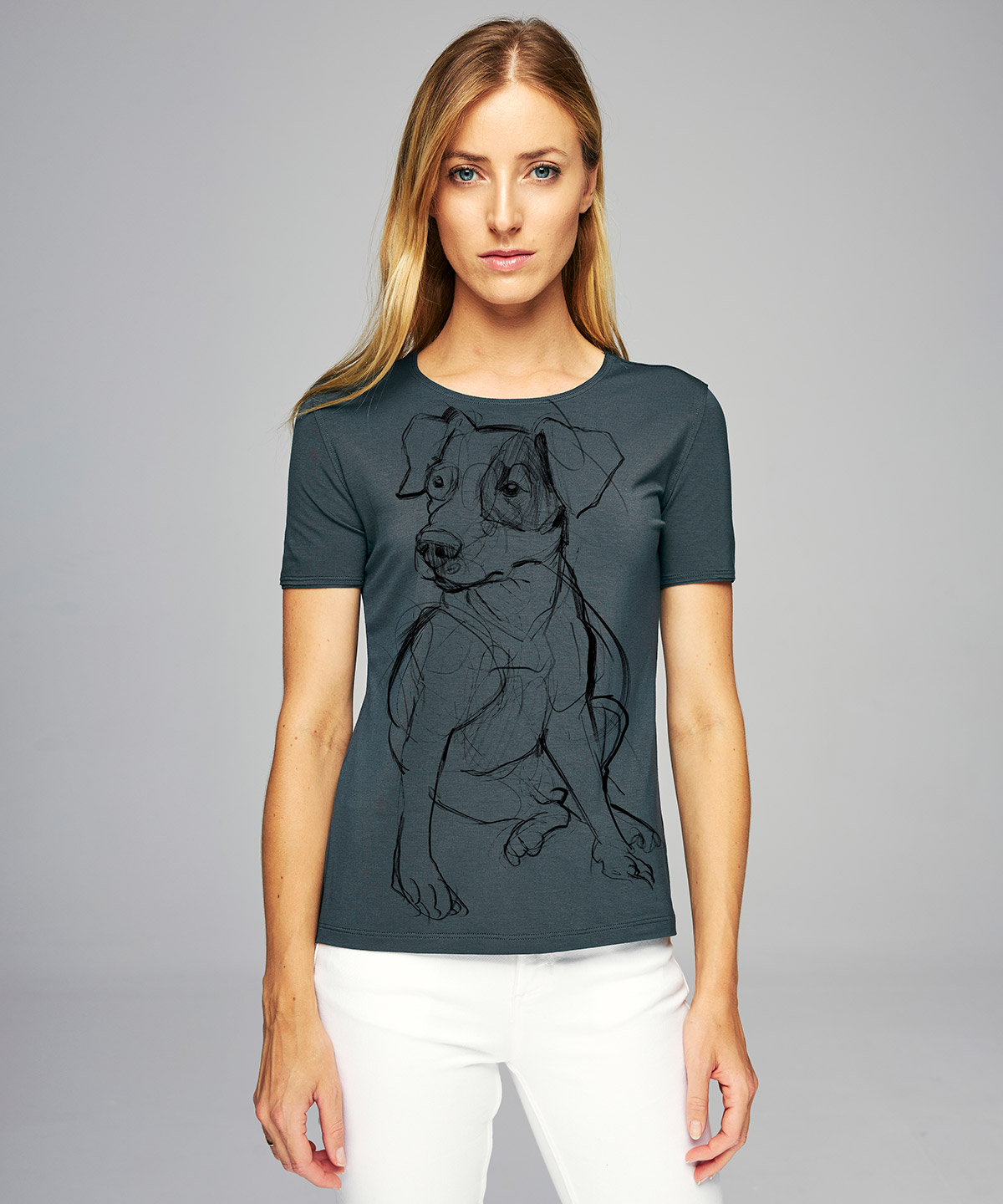 Parson dark cool gray t-shirt woman