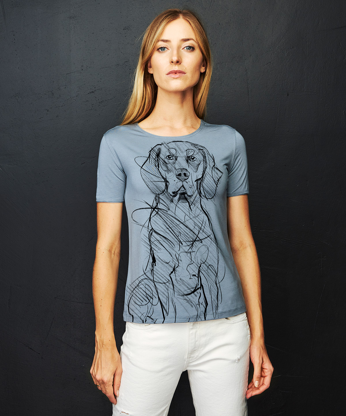 Gonczy Polski storm cloud t-shirt woman