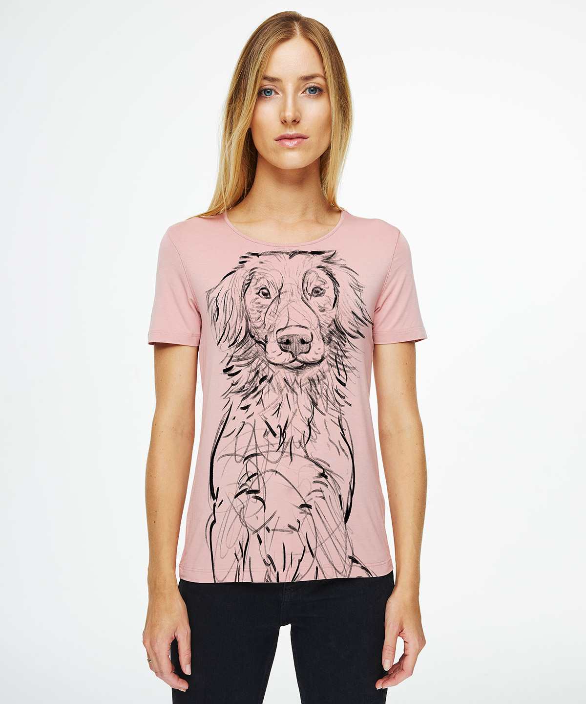 Toller light pink t-shirt woman