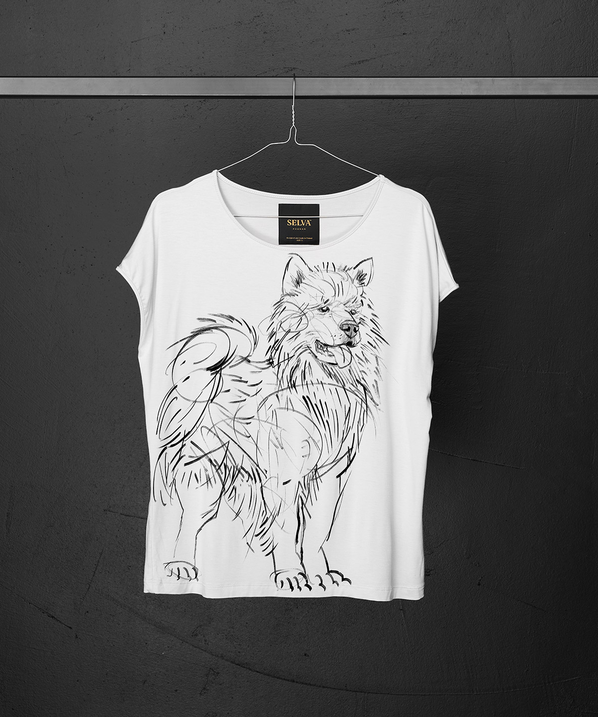 Samoyed no.2 hoar t-shirt woman
