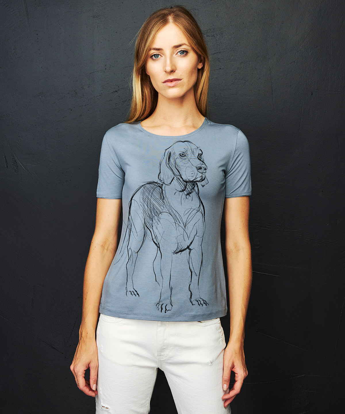 Ogar Polski storm cloud t-shirt woman