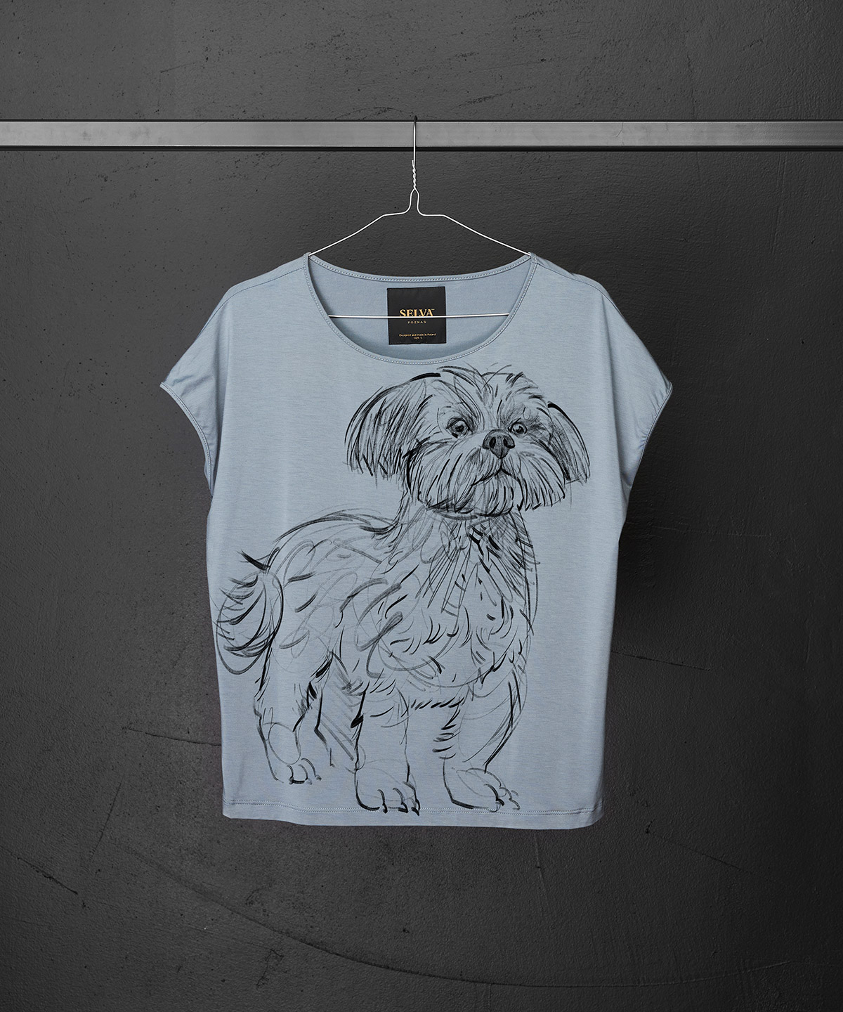 Shih tzu storm cloud t-shirt woman