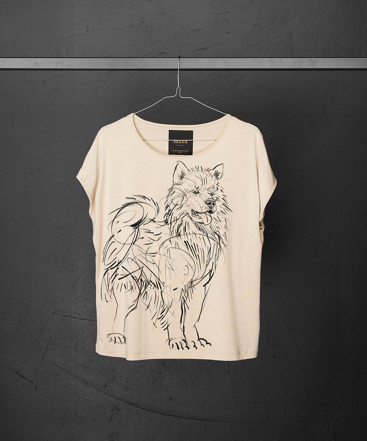 Samoyed no.2 hummus t-shirt woman