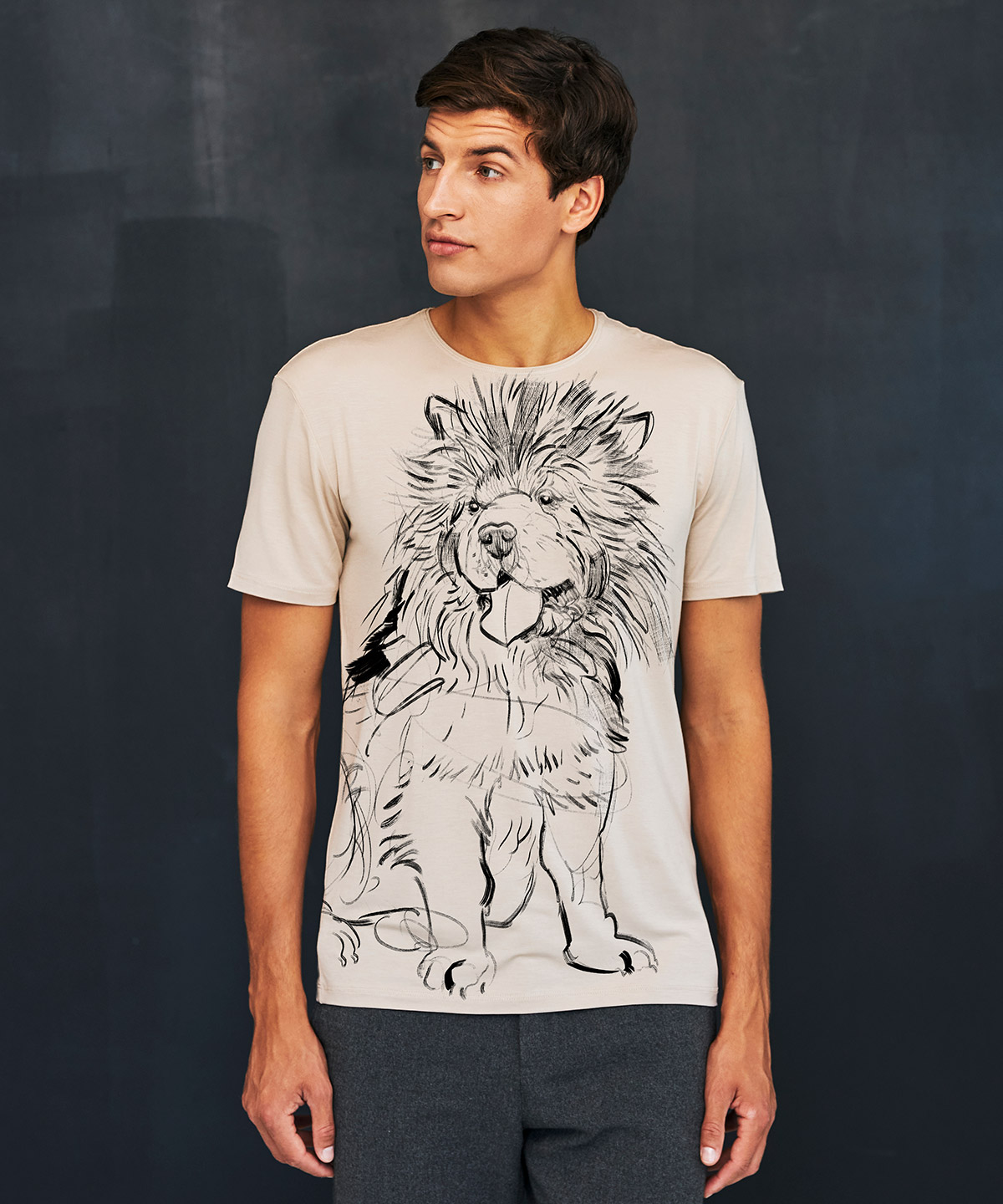 Chow chow hummus t-shirt MAN