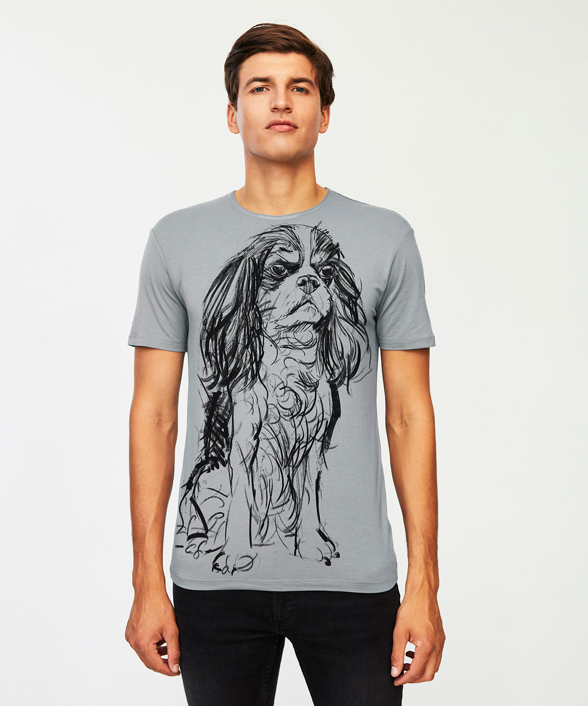 Cavalier storm cloud t-shirt MAN