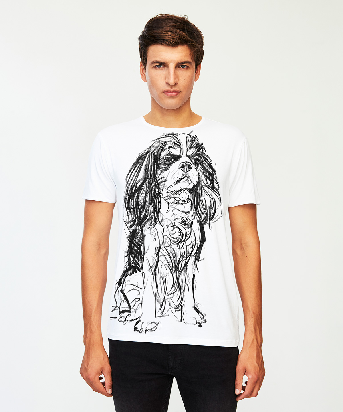 Cavalier white t-shirt MAN