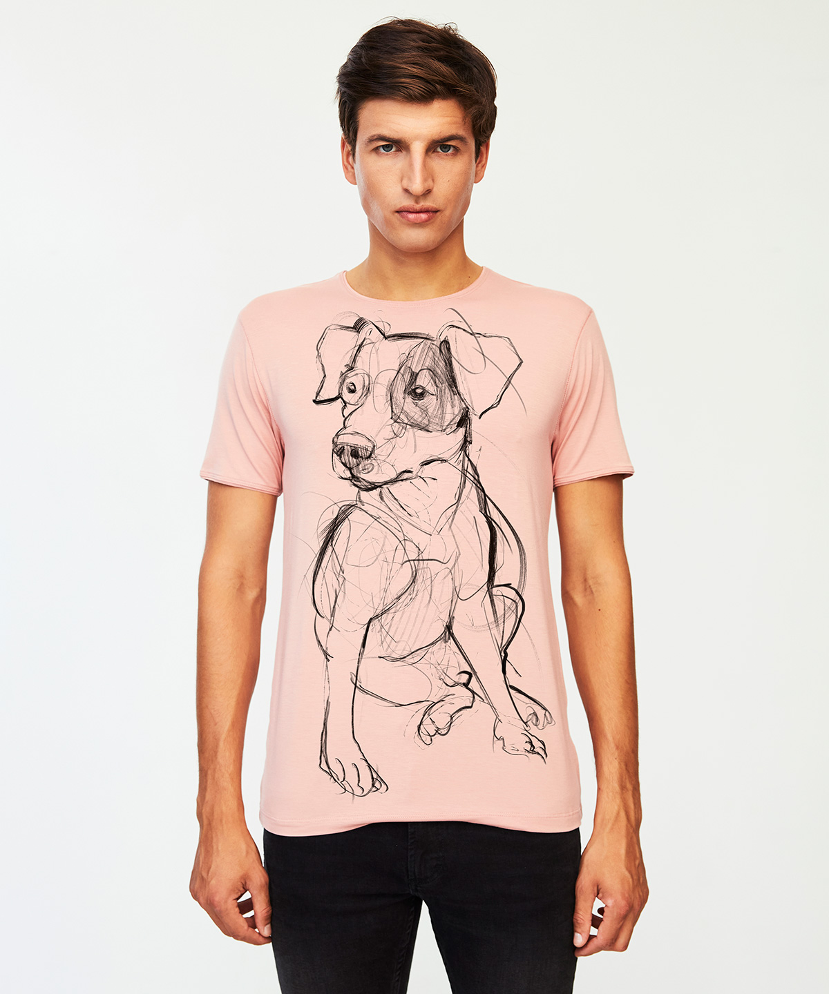 Parson light pink t-shirt MAN