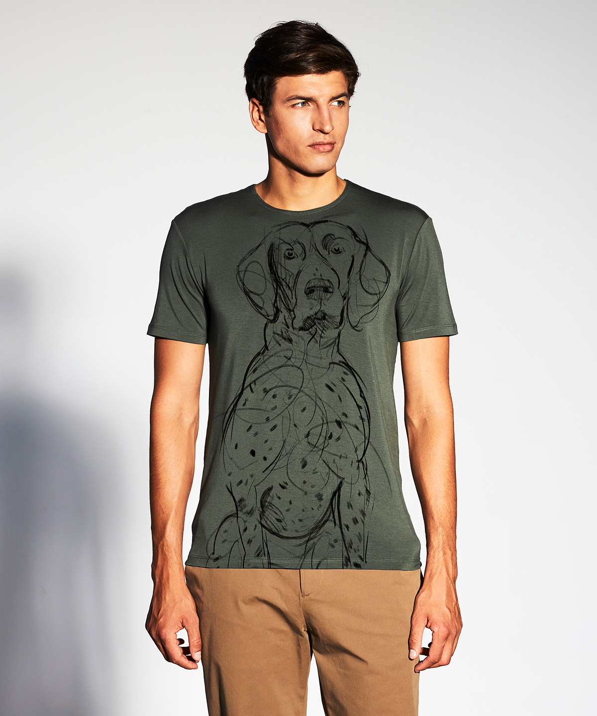 Pointer khaki t-shirt MAN