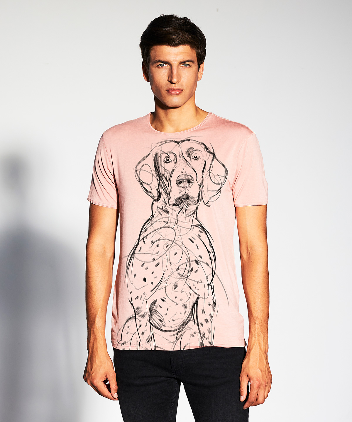 Pointer light pink t-shirt MAN