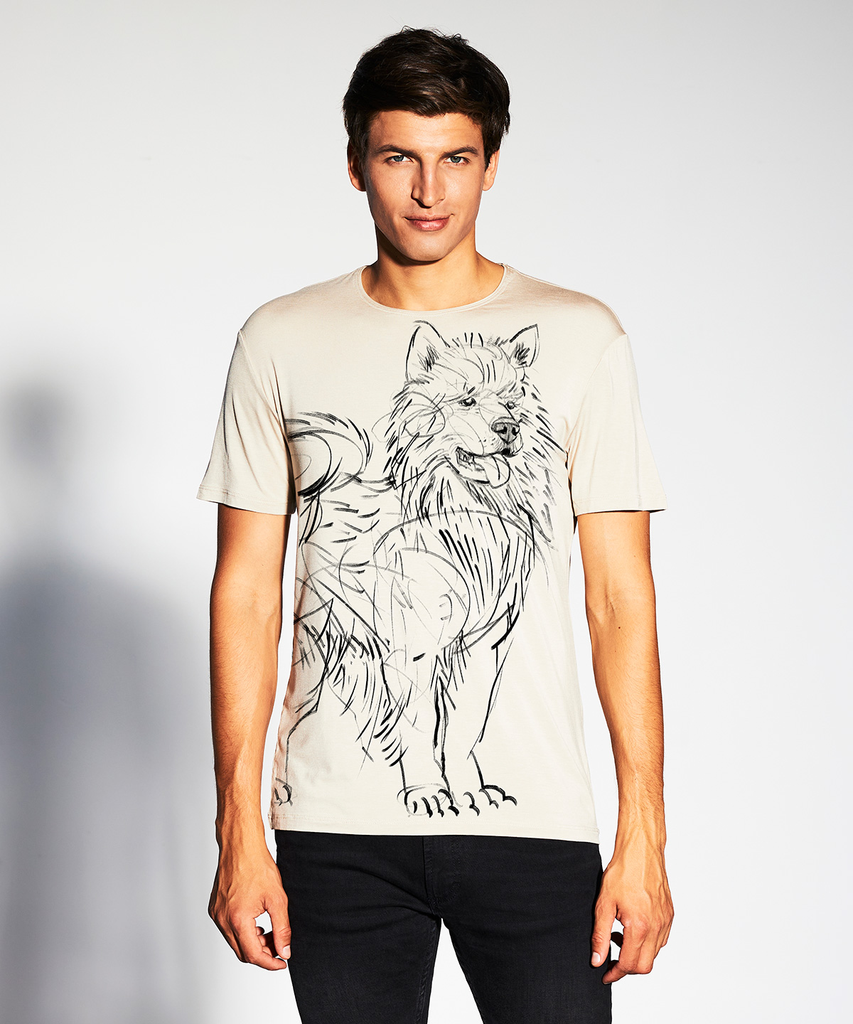 Samoyed no. 1 hummus t-shirt MAN