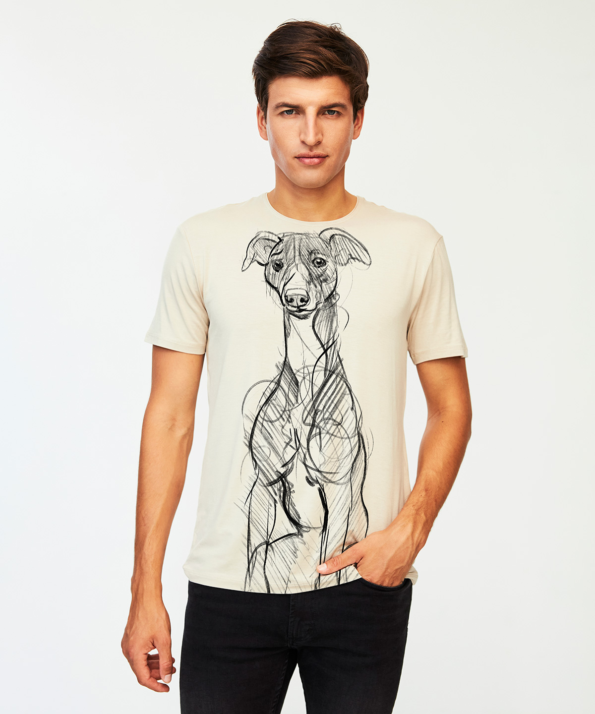 Whippet hummus t-shirt MAN
