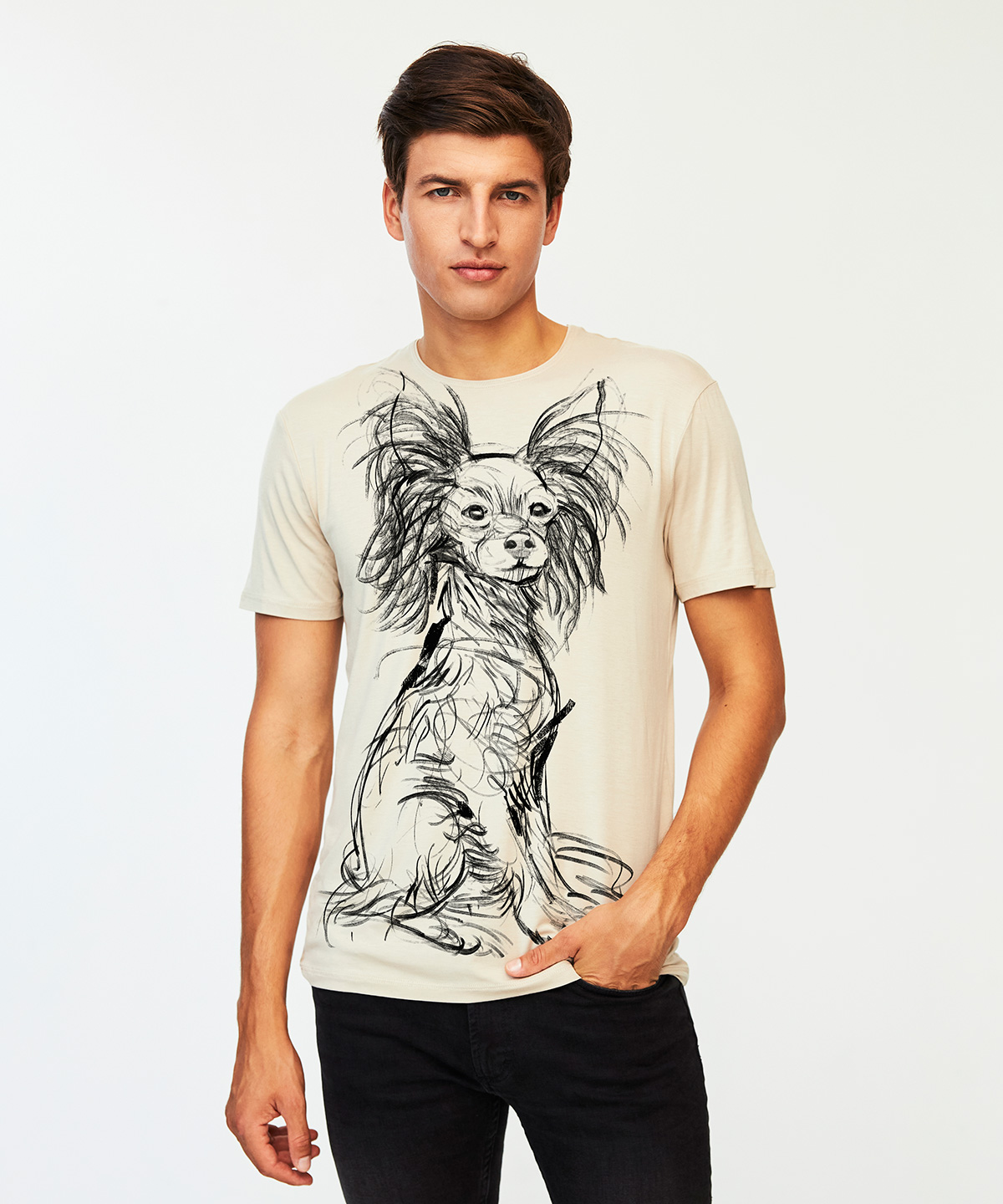 Russian toy hummus t-shirt MAN