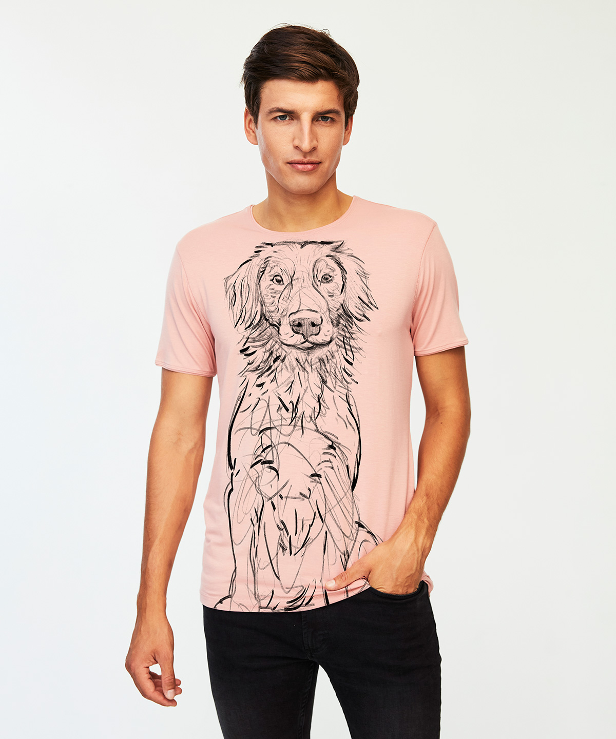 Toller light pink t-shirt MAN