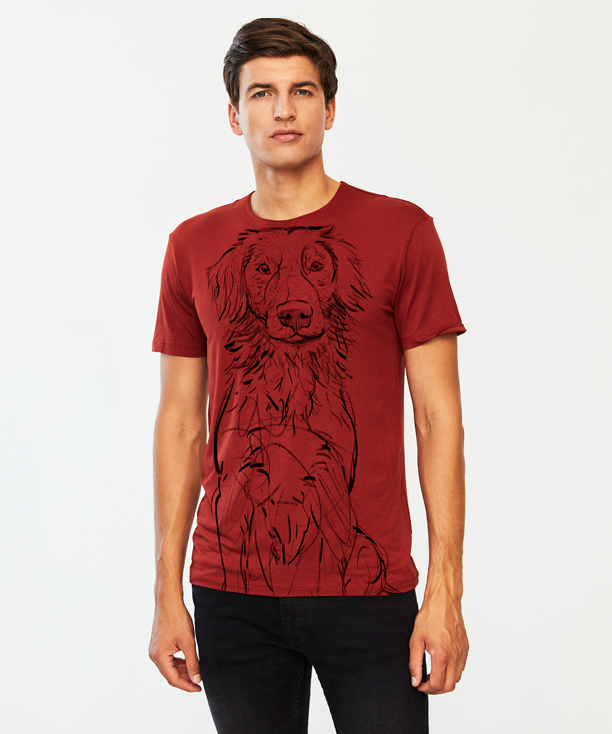 Toller marsala t-shirt MAN