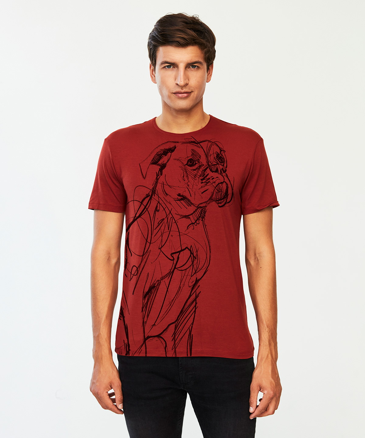 Boxer marsala t-shirt MAN