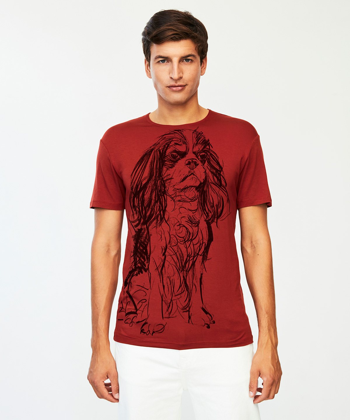 Cavalier marsala t-shirt MAN