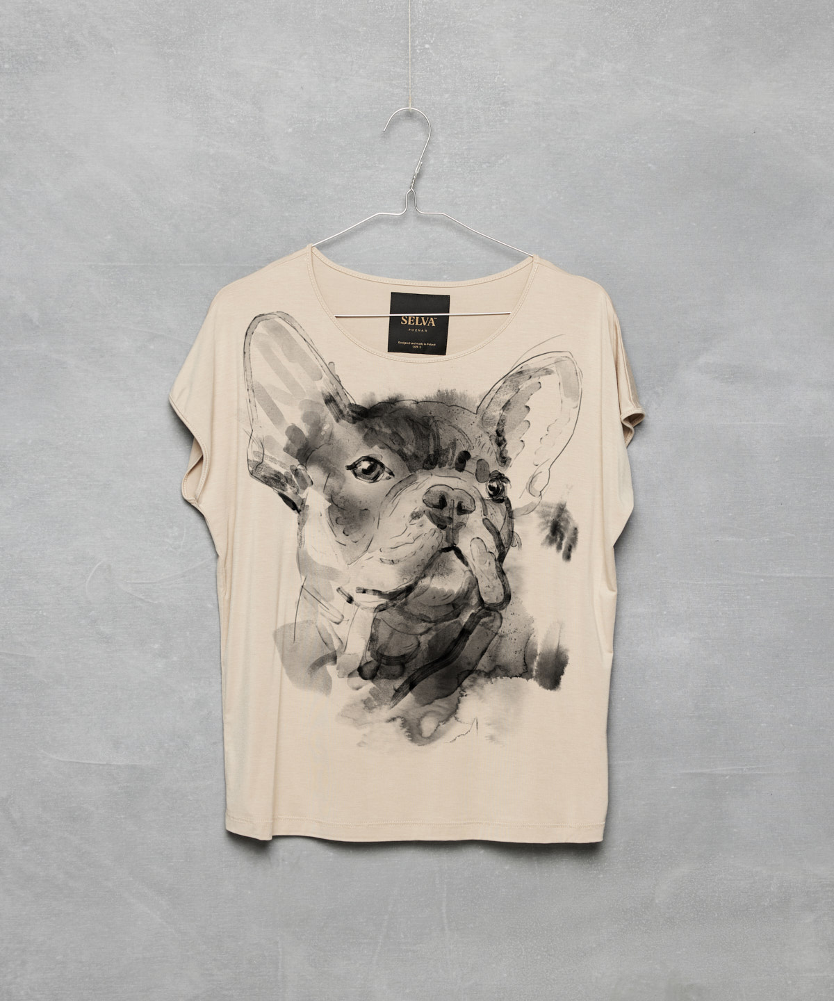 French bulldog no.2 hummus t-shirt woman