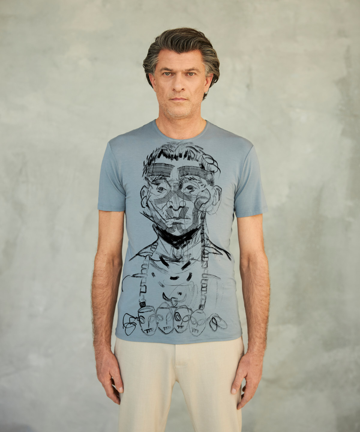 Konyak portrait man storm cloud