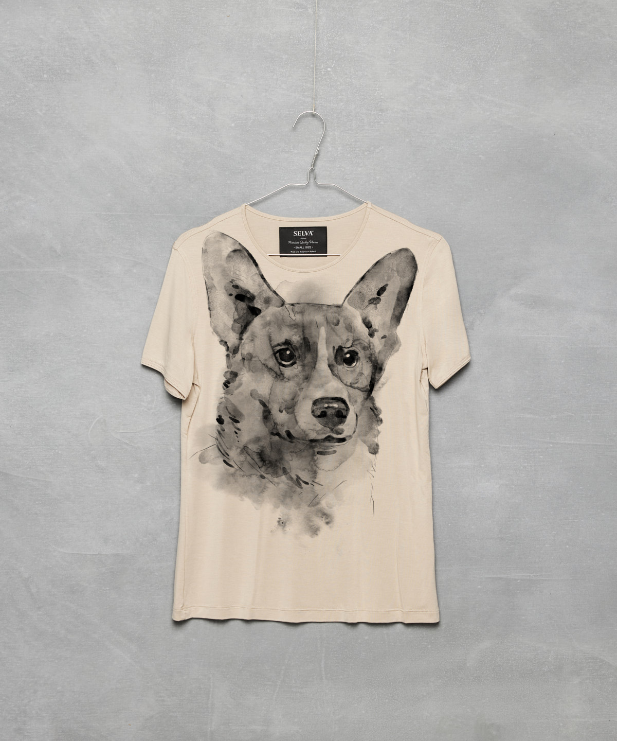Pembroke Corgi hummus t-shirt woman