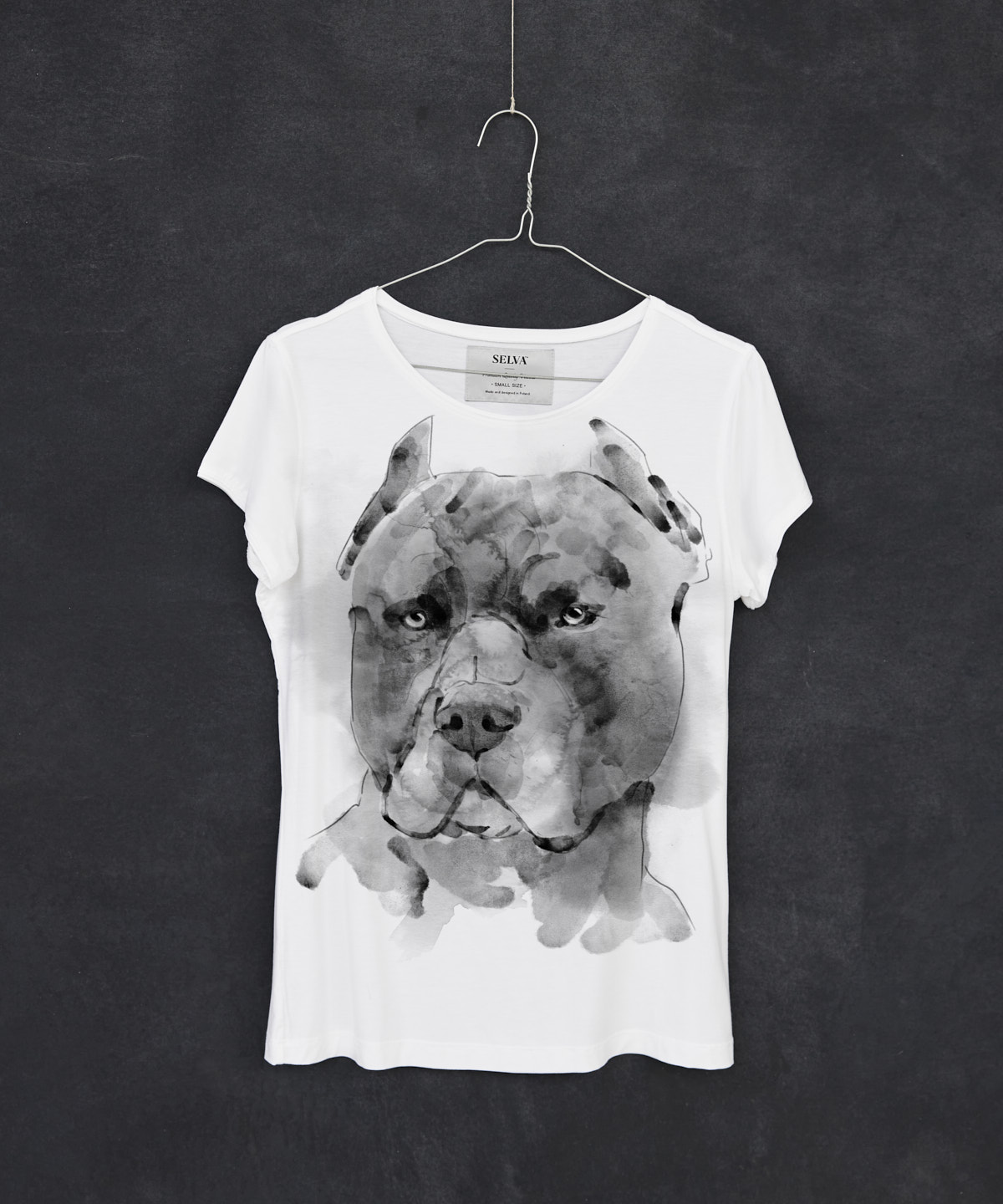 Pitbull white t-shirt woman