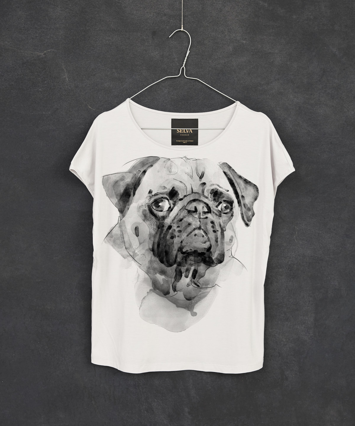 Pug hoar t-shirt woman