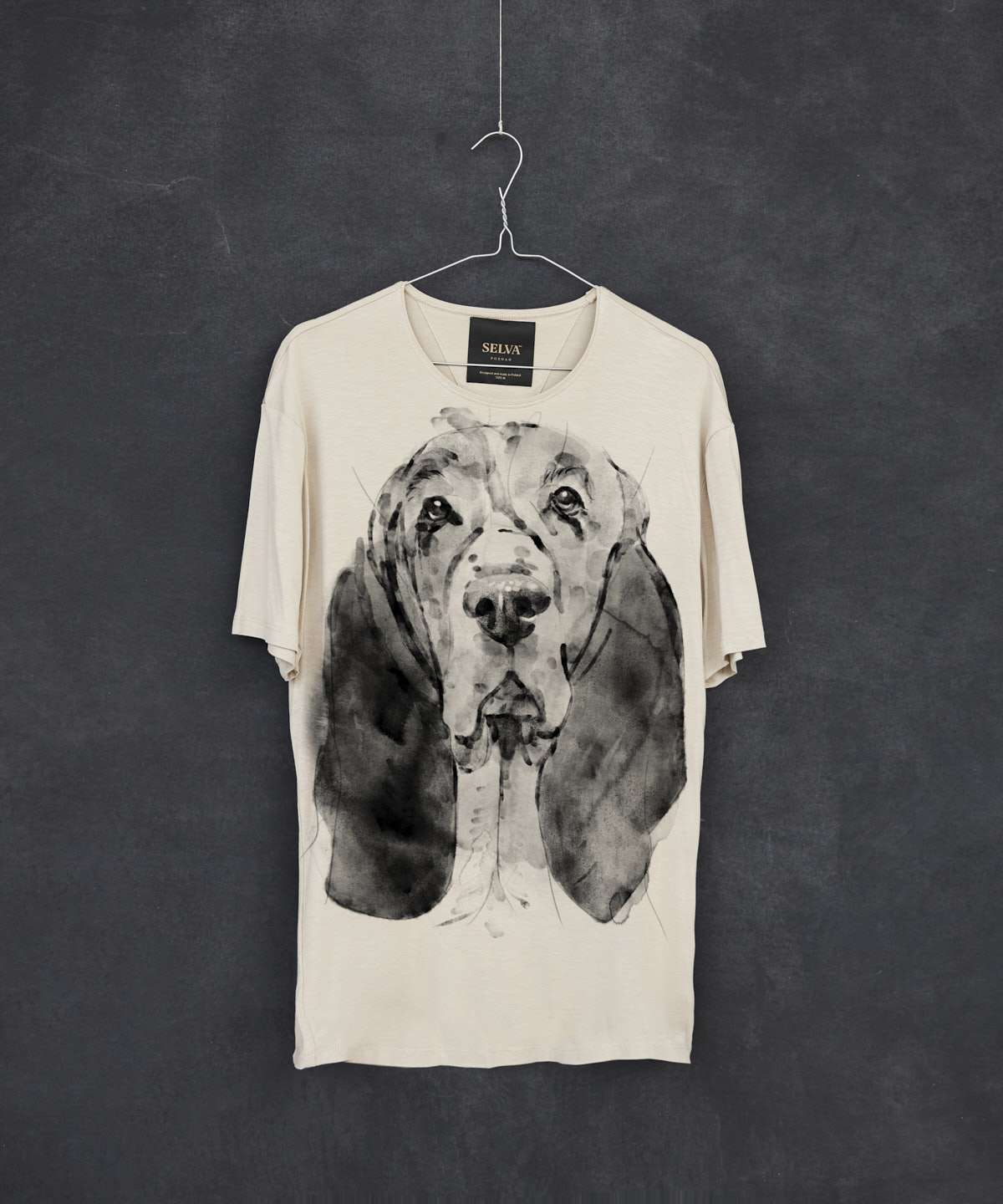 Basset no.2 hummus t-shirt MAN