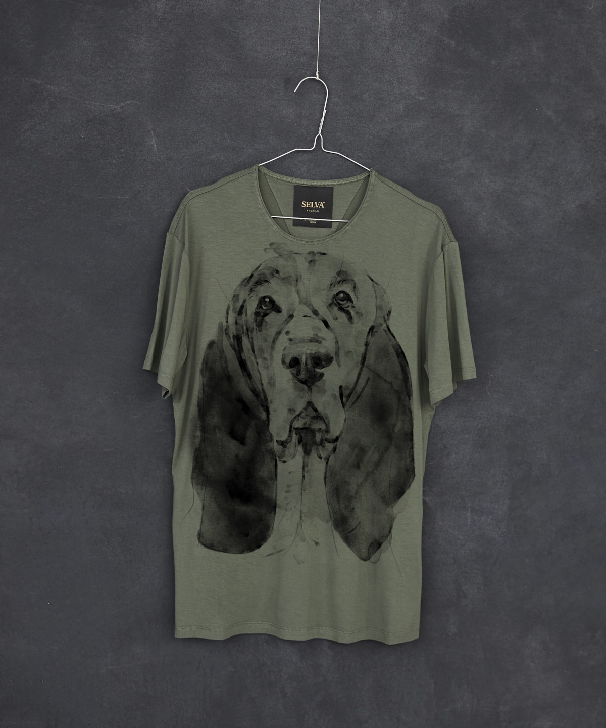 Basset no.2 khaki t-shirt MAN