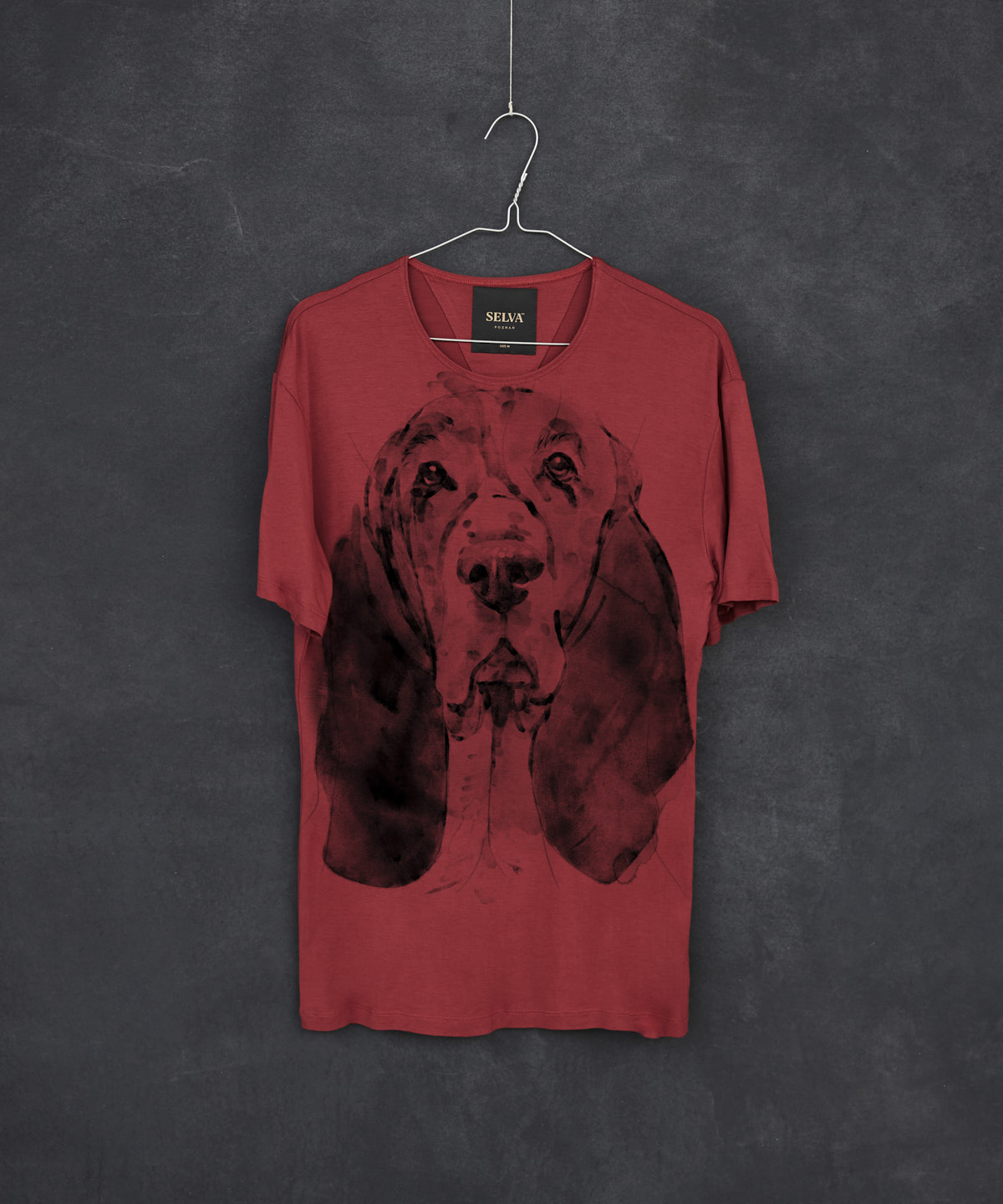 Basset no.2 marsala t-shirt MAN