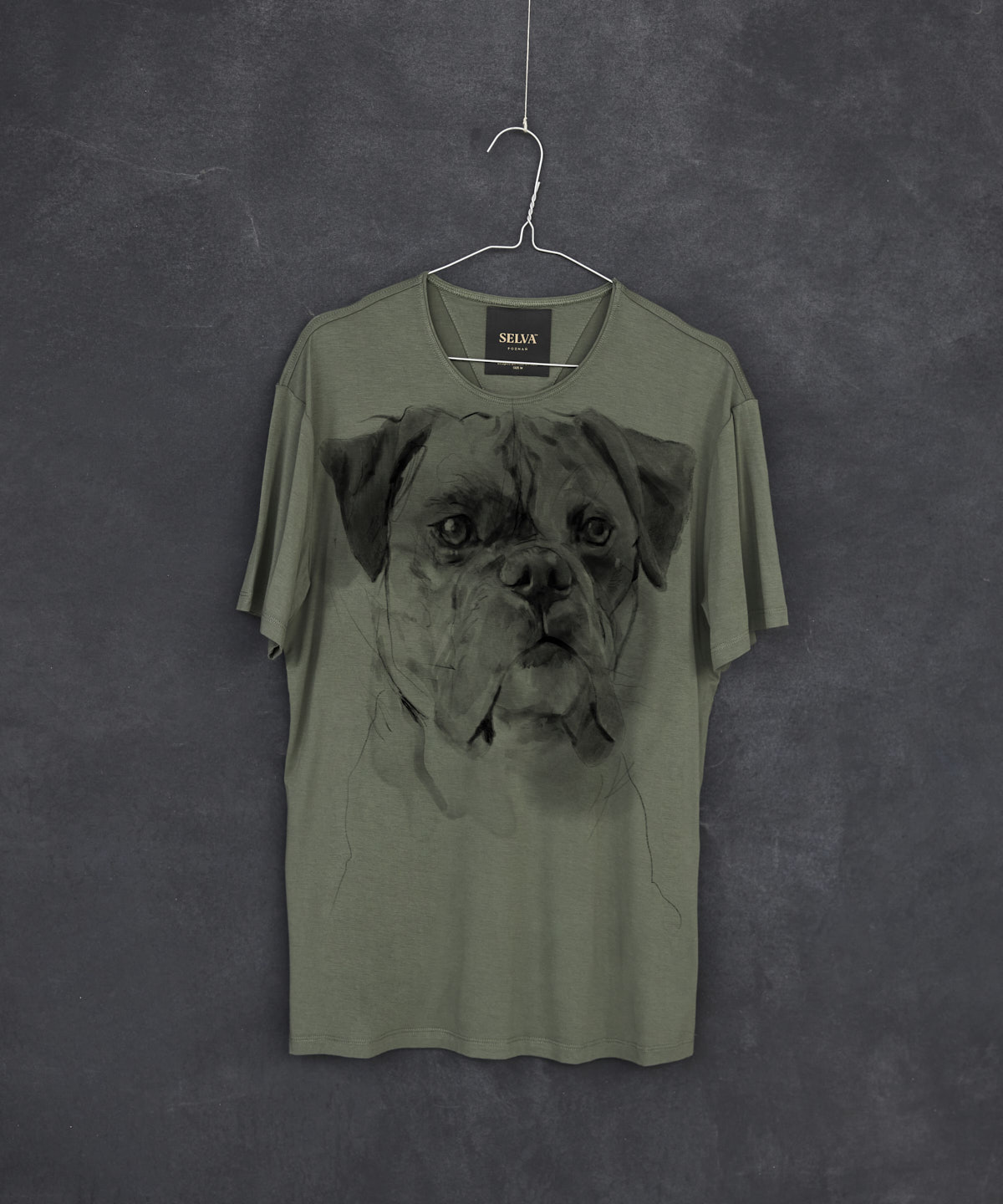Boxer khaki t-shirt MAN