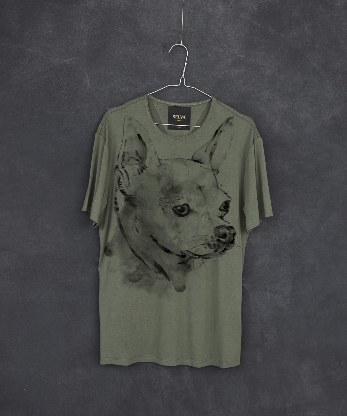 Chihuahua khaki t-shirt MAN