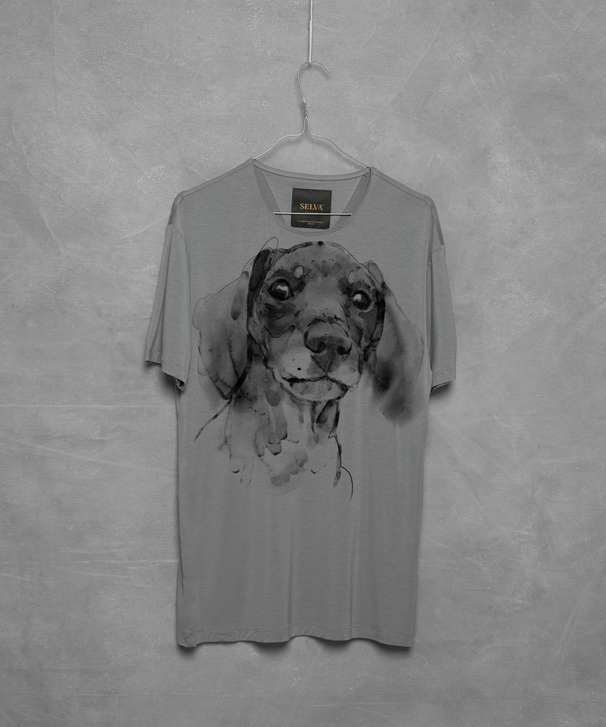 Dachshund no. 3 storm cloud t-shirt MAN