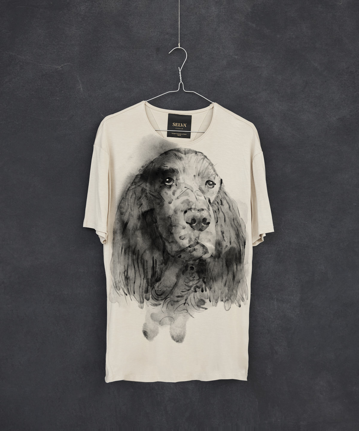 Irish seter hummus t-shirt MAN