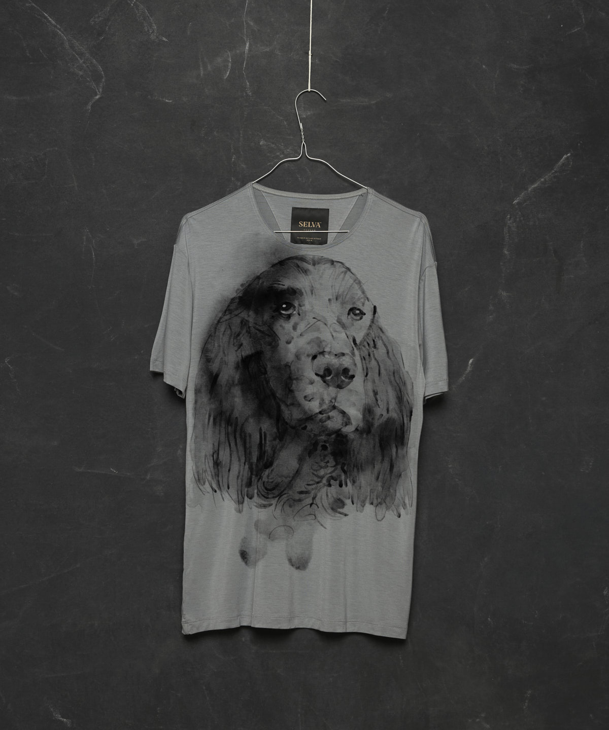 Irish seter storm cloud t-shirt MAN