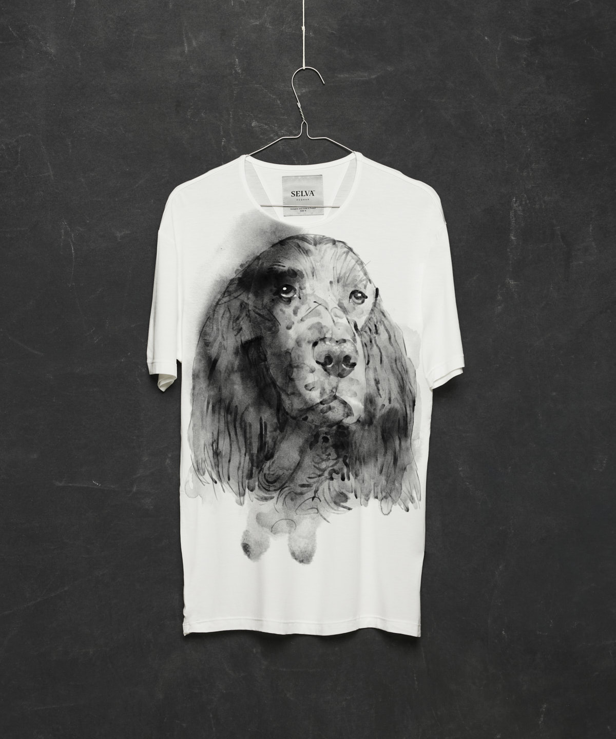 Irish seter white t-shirt MAN