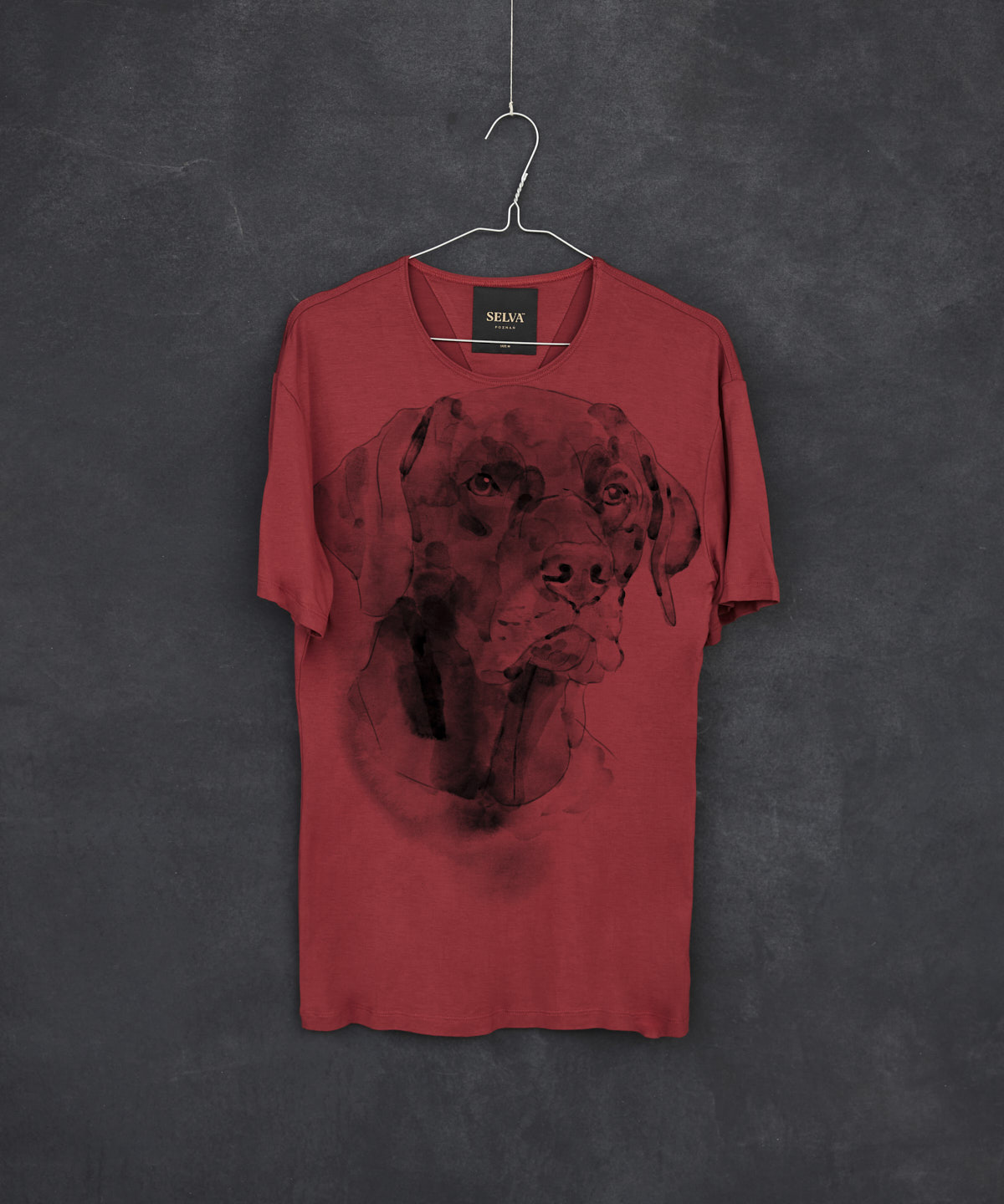 Labrador marsala t-shirt MAN