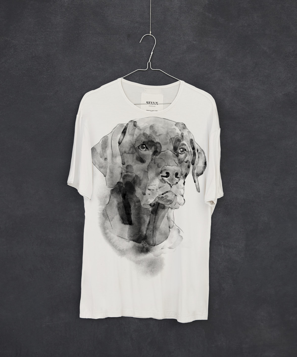 Labrador white t-shirt MAN