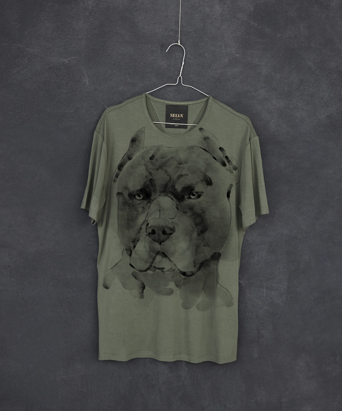 Pitbull khaki t-shirt MAN