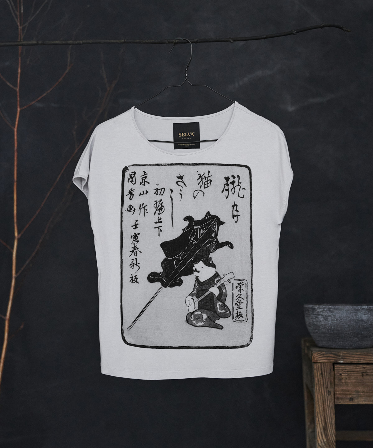 Ukiyo-e no. 35 hoar t-shirt woman
