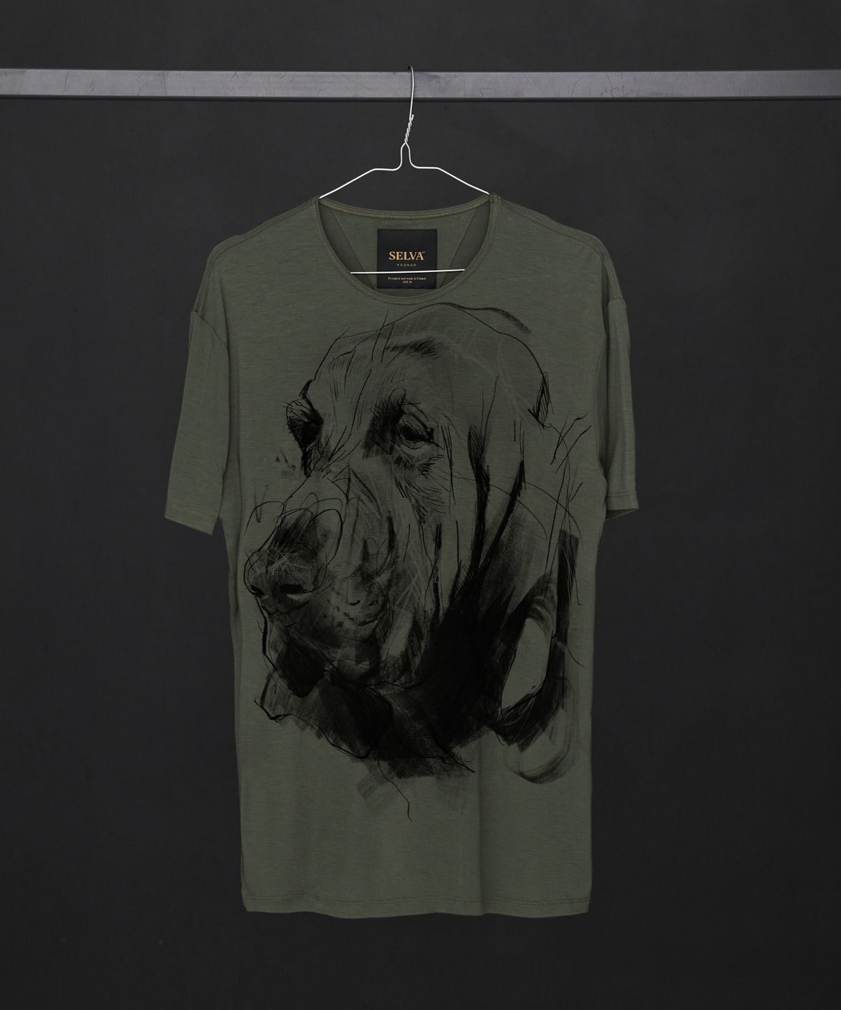 Hound khaki t-shirt MAN