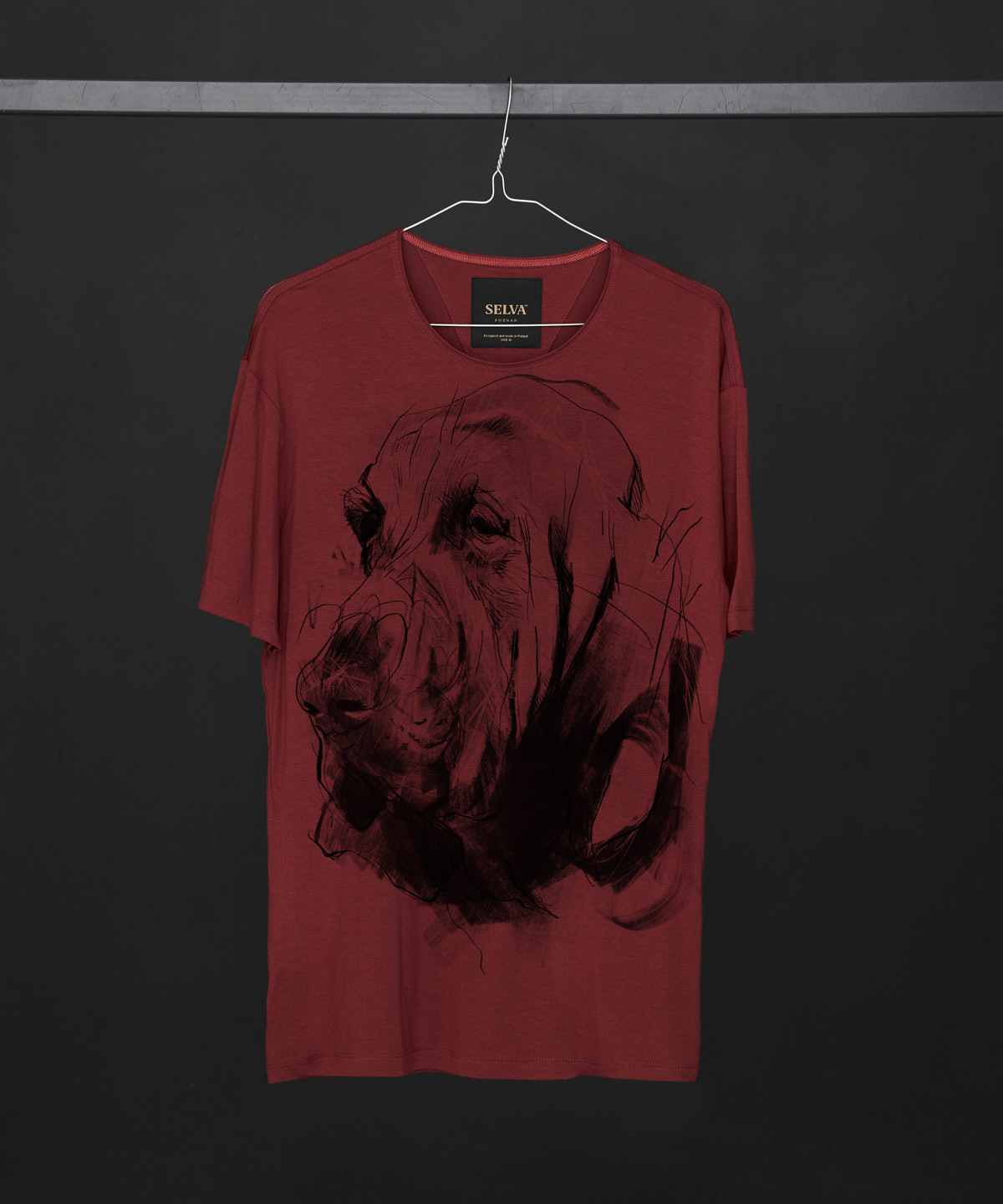 Hound marsala t-shirt MAN