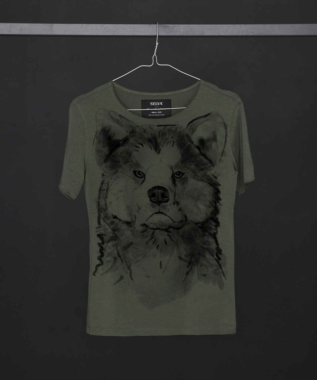 Akita khaki t-shirt woman