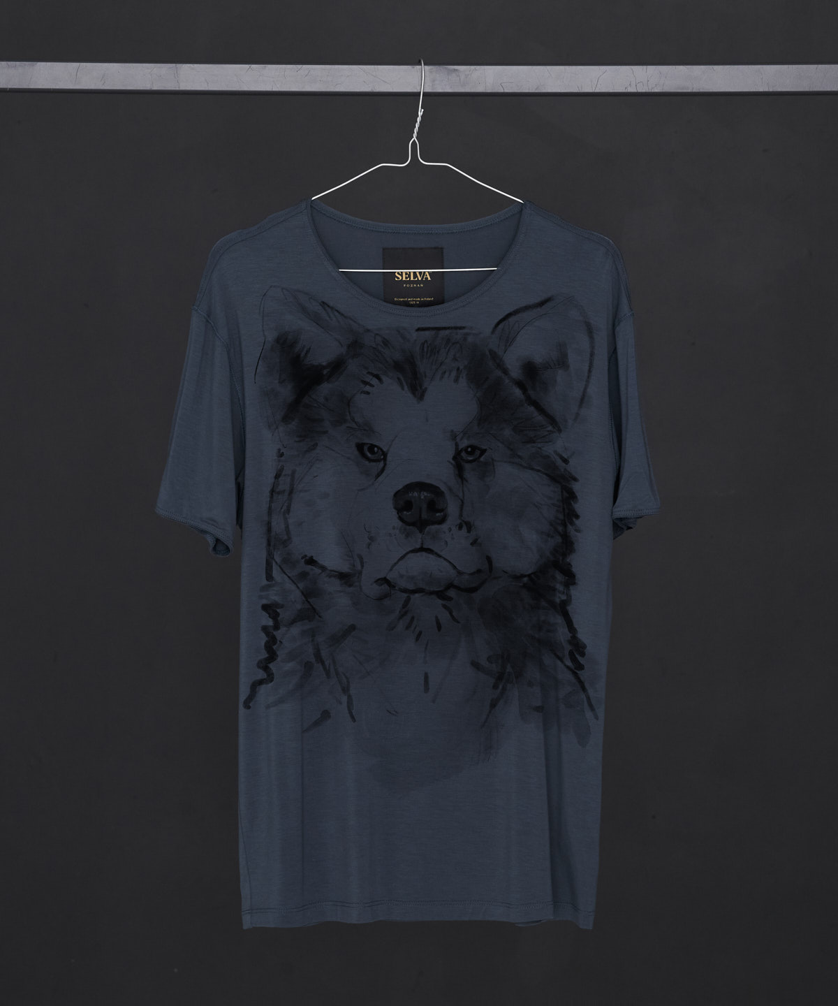 Akita dark cool gray t-shirt MAN