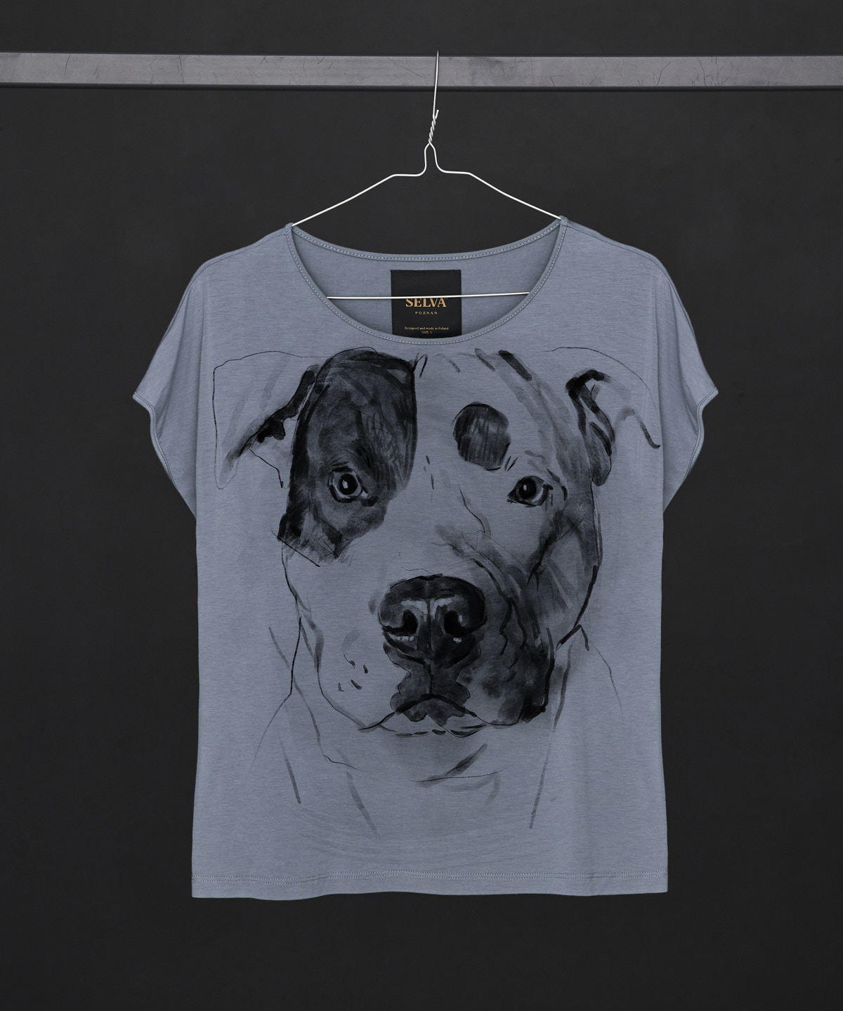 Amstaff no.2 storm cloud t-shirt woman