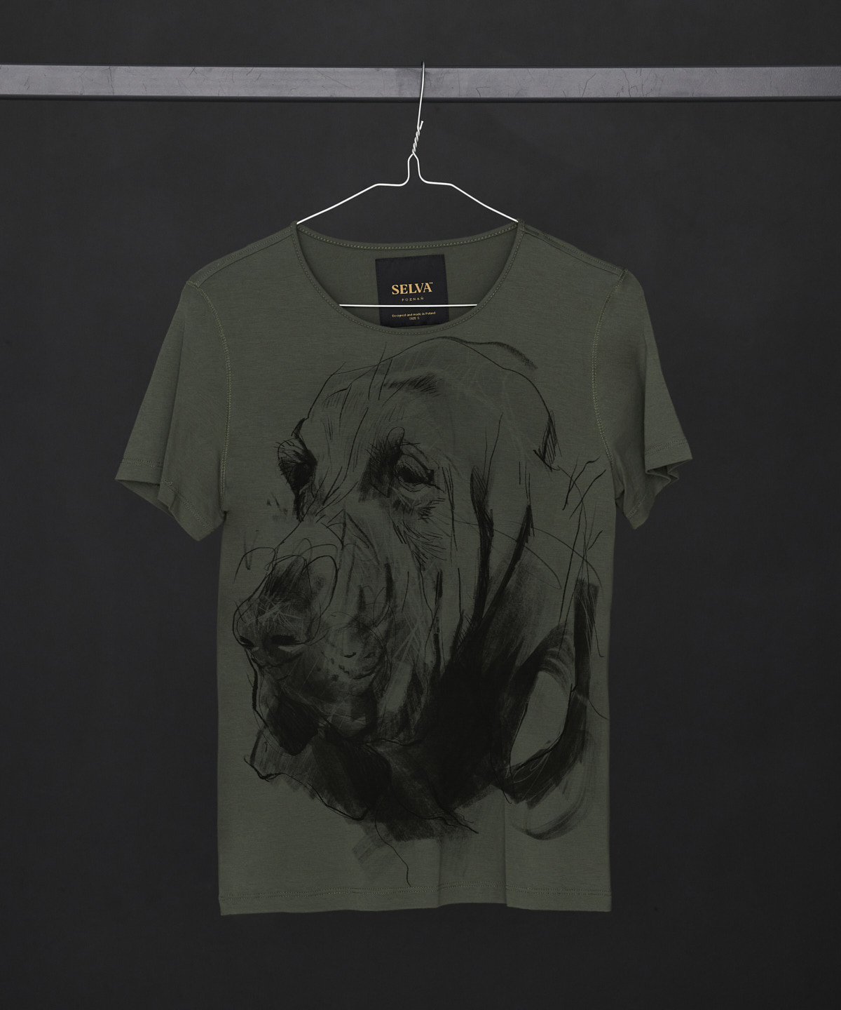 Hound khaki t-shirt woman